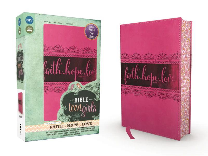 NIV, Bible for Teen Girls: Growing in Faith, Hope, and Love – The Perfect Christian Faith Gift for Your Teenage Girl, Age 13-18