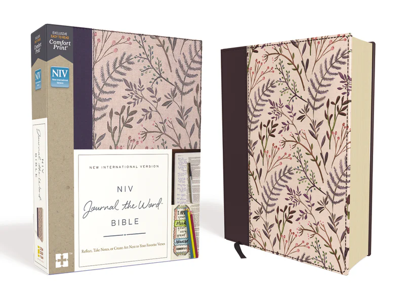 NIV, Journal the Word Bible, Red Letter, Comfort Print: Reflect, Take Notes, or Create Art Next to Your Favorite Verses - Image 4