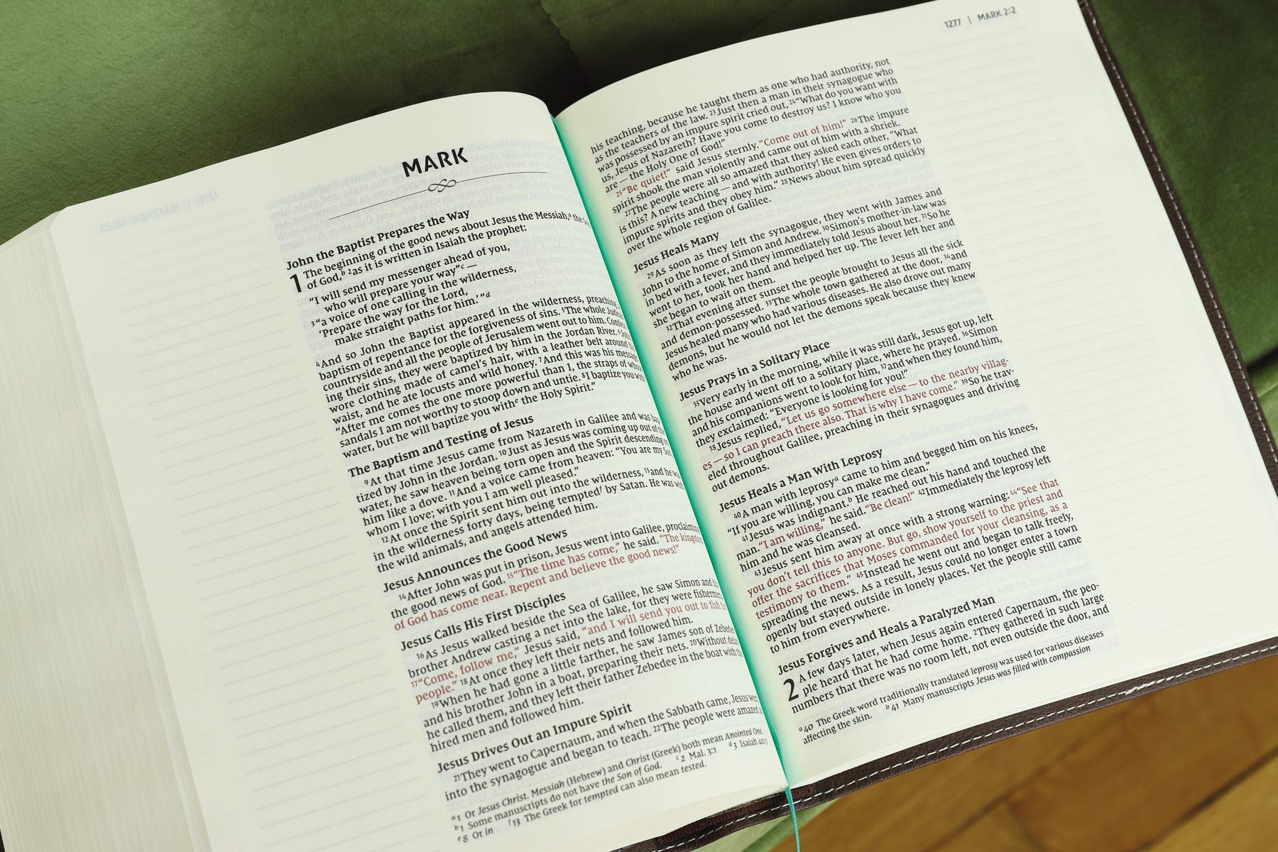 NIV, Journal the Word Bible, Red Letter, Comfort Print: Reflect, Take Notes, or Create Art Next to Your Favorite Verses - Image 44