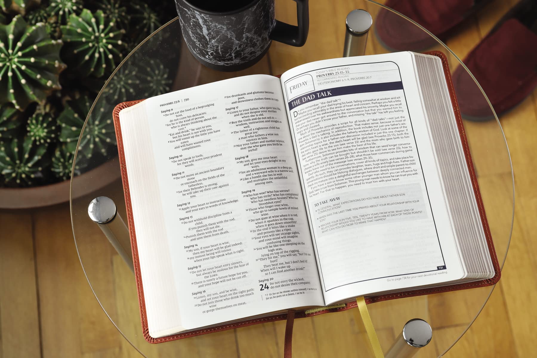 NIV, Men's Devotional Bible, Comfort Print - Image 15