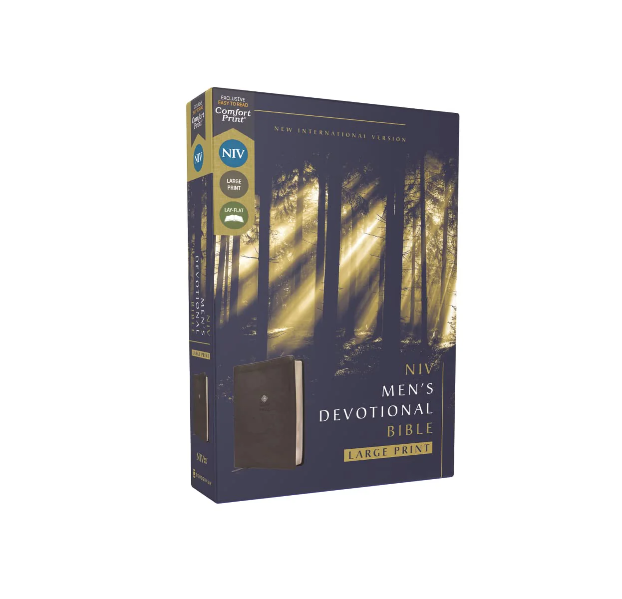 NIV, Men's Devotional Bible (By Men, for Men), Large Print, Leathersoft, Black, Comfort Print - Image 12