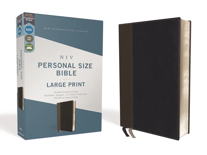 NIV, Personal Size Bible, Large Print, Red Letter Edition, Comfort Print - Image 5