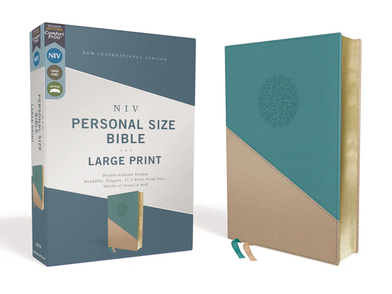 NIV, Personal Size Bible, Large Print, Red Letter Edition, Comfort Print - Image 7