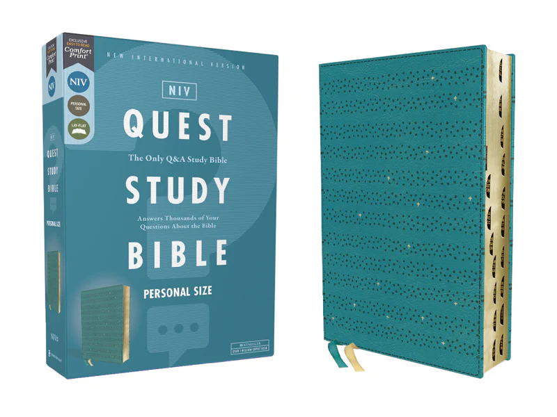 NIV, Quest Study Bible, Personal Size, Comfort Print: The Only Q and A Study Bible