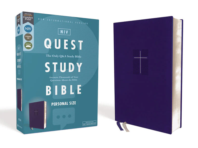 NIV, Quest Study Bible, Personal Size, Comfort Print: The Only Q and A Study Bible - Image 3