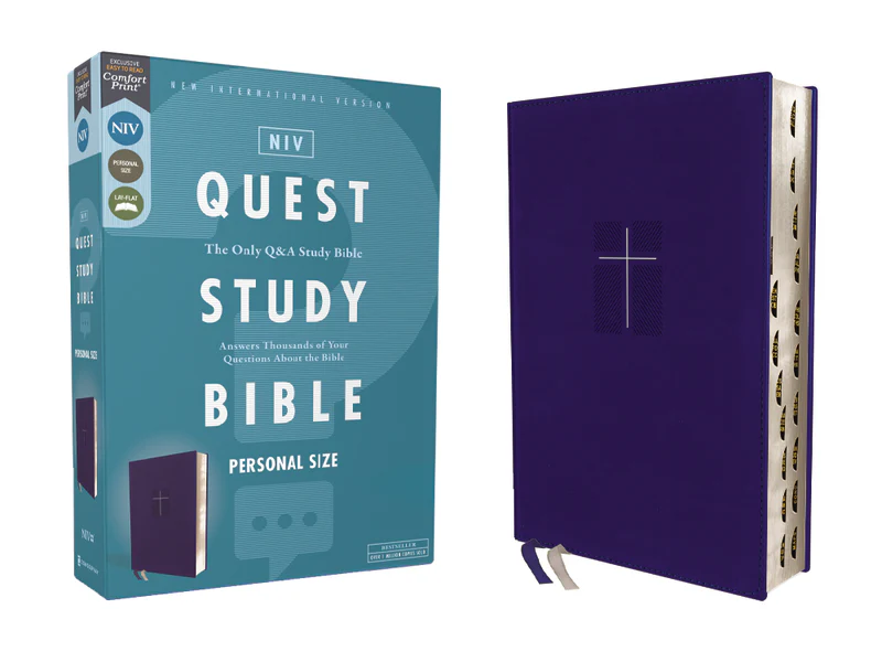 NIV, Quest Study Bible, Personal Size, Comfort Print: The Only Q and A Study Bible - Image 4