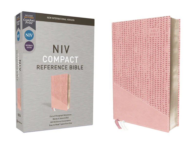 NIV, Reference Bible, Compact, Red Letter Edition, Comfort Print