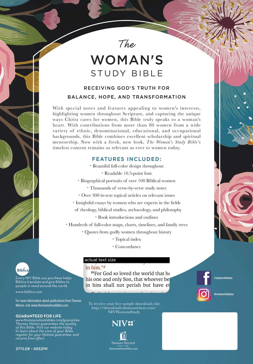 NIV, The Woman's Study Bible, Full-Color, Red Letter: Receiving God's Truth for Balance, Hope, and Transformation - Image 17