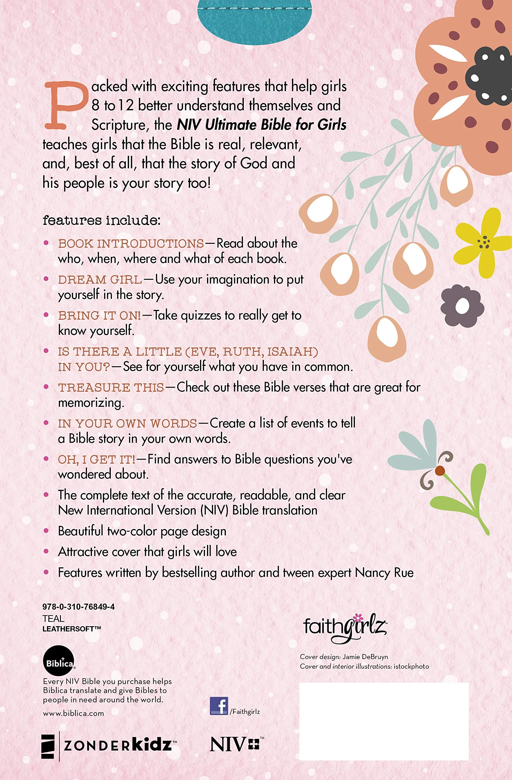 NIV, Ultimate Bible for Girls, Faithgirlz Edition: The Perfect Christian Faith Gift for Your Tween Girl, Age 8-12 - Image 39