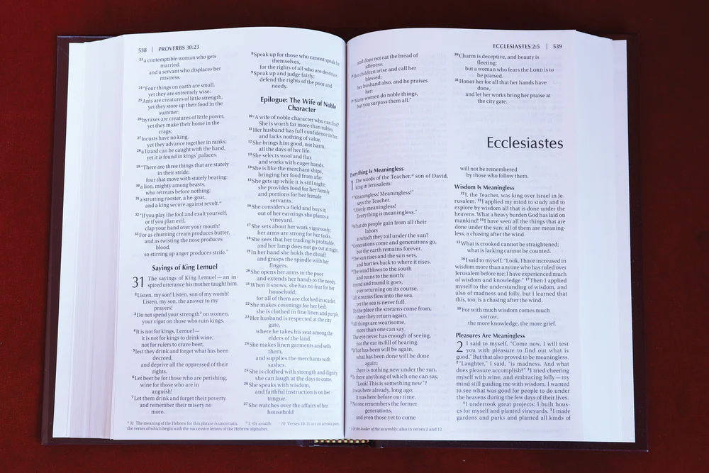 NIV, Church Bible (Value Pew Bible), Hardcover - Image 5