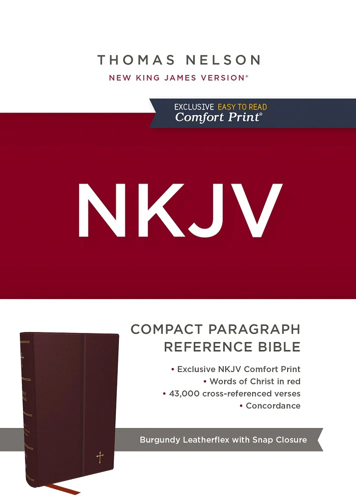 NKJV Compact Paragraph-Style Bible w/ 43,000 Cross References, Red Letter, Comfort Print: Holy Bible, New King James Version - Image 10
