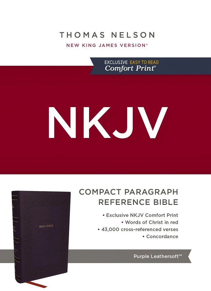 NKJV Compact Paragraph-Style Bible w/ 43,000 Cross References, Red Letter, Comfort Print: Holy Bible, New King James Version - Image 7