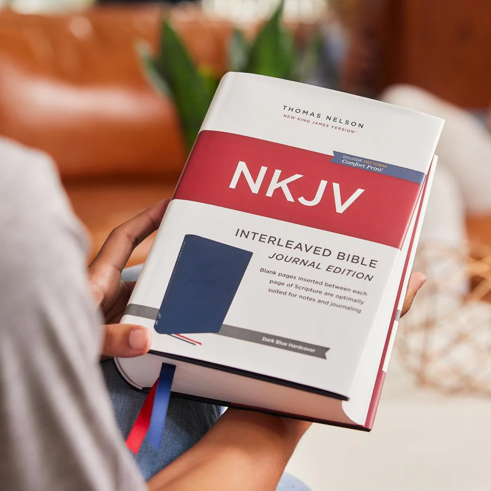 NKJV, Interleaved Bible, Journal Edition, Red Letter, Comfort Print: The Ultimate Bible Journaling Experience - Image 14