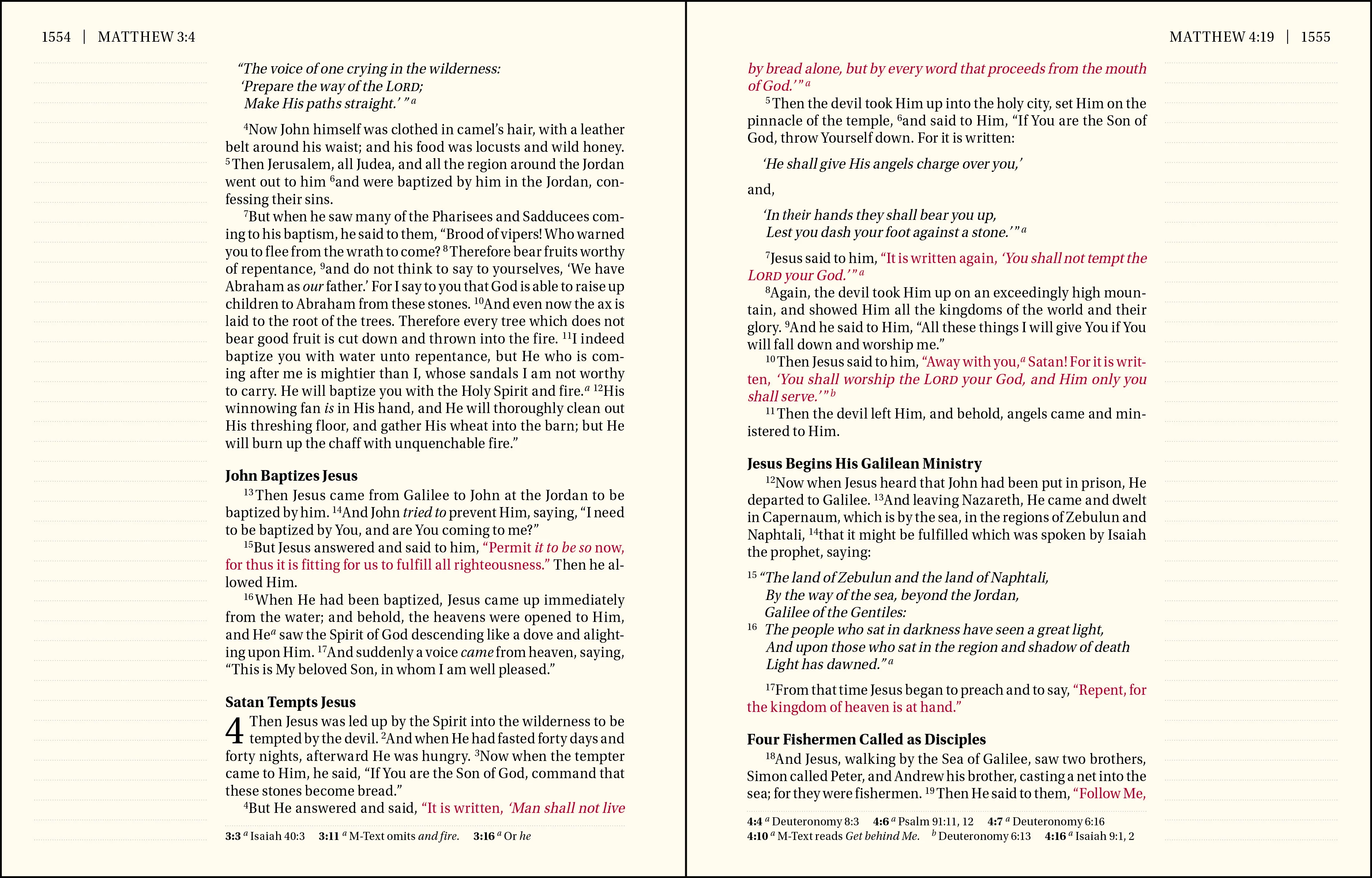 NKJV, Journal the Word Bible, Large Print, Red Letter Edition: Reflect, Journal, or Create Art Next to Your Favorite Verses - Image 23