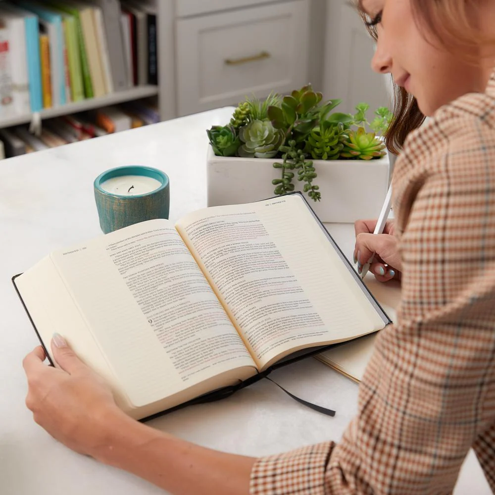 NKJV, Journal the Word Bible, Red Letter Edition, Comfort Print - Image 32