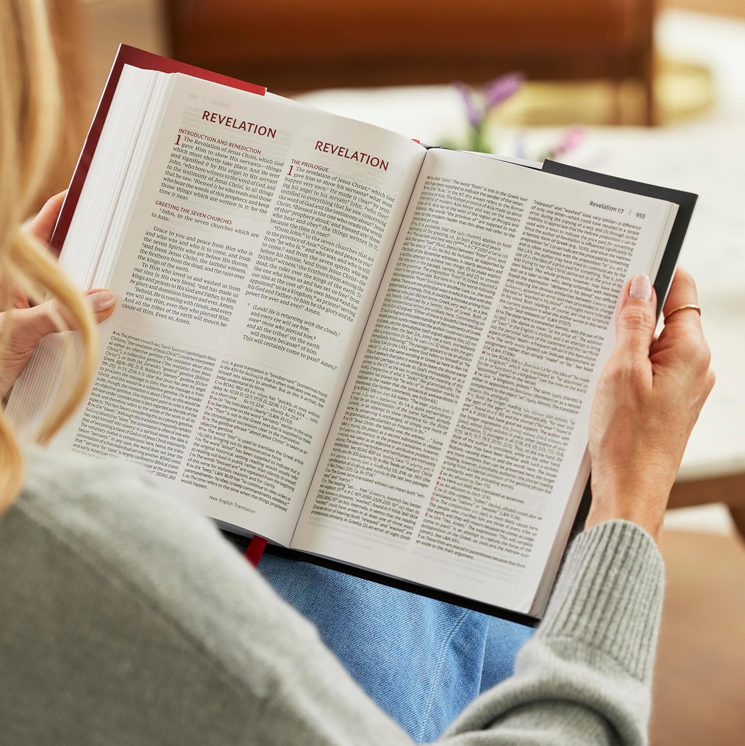 NKJV-NET Parallel New Testament with NET Translators' Notes, Hardcover, Red Letter, Comfort Print: Unparalleled Insights with over 16,000 Translator Notes - Image 12