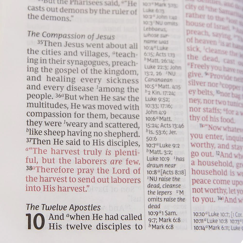 NKJV, Reference Bible, Center-Column Giant Print, Red Letter Edition, Comfort Print - Image 36