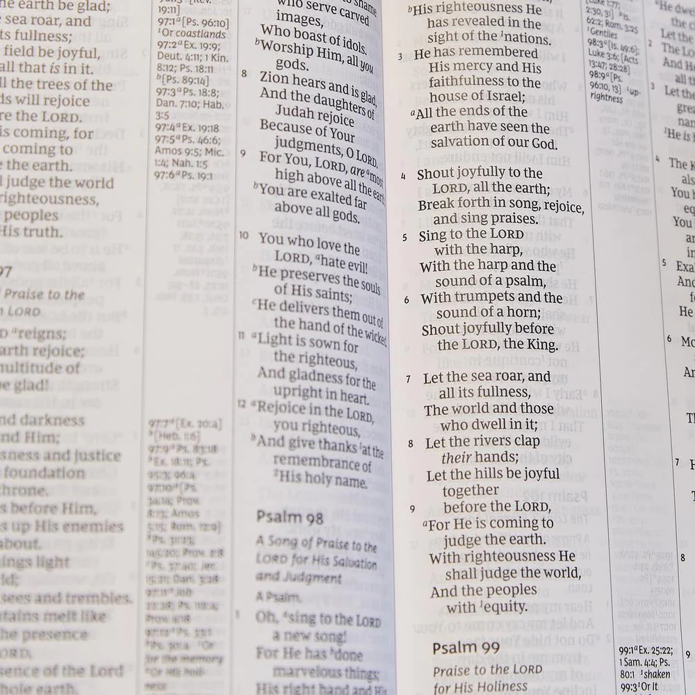 NKJV, Reference Bible, Center-Column Giant Print, Red Letter Edition, Comfort Print - Image 54
