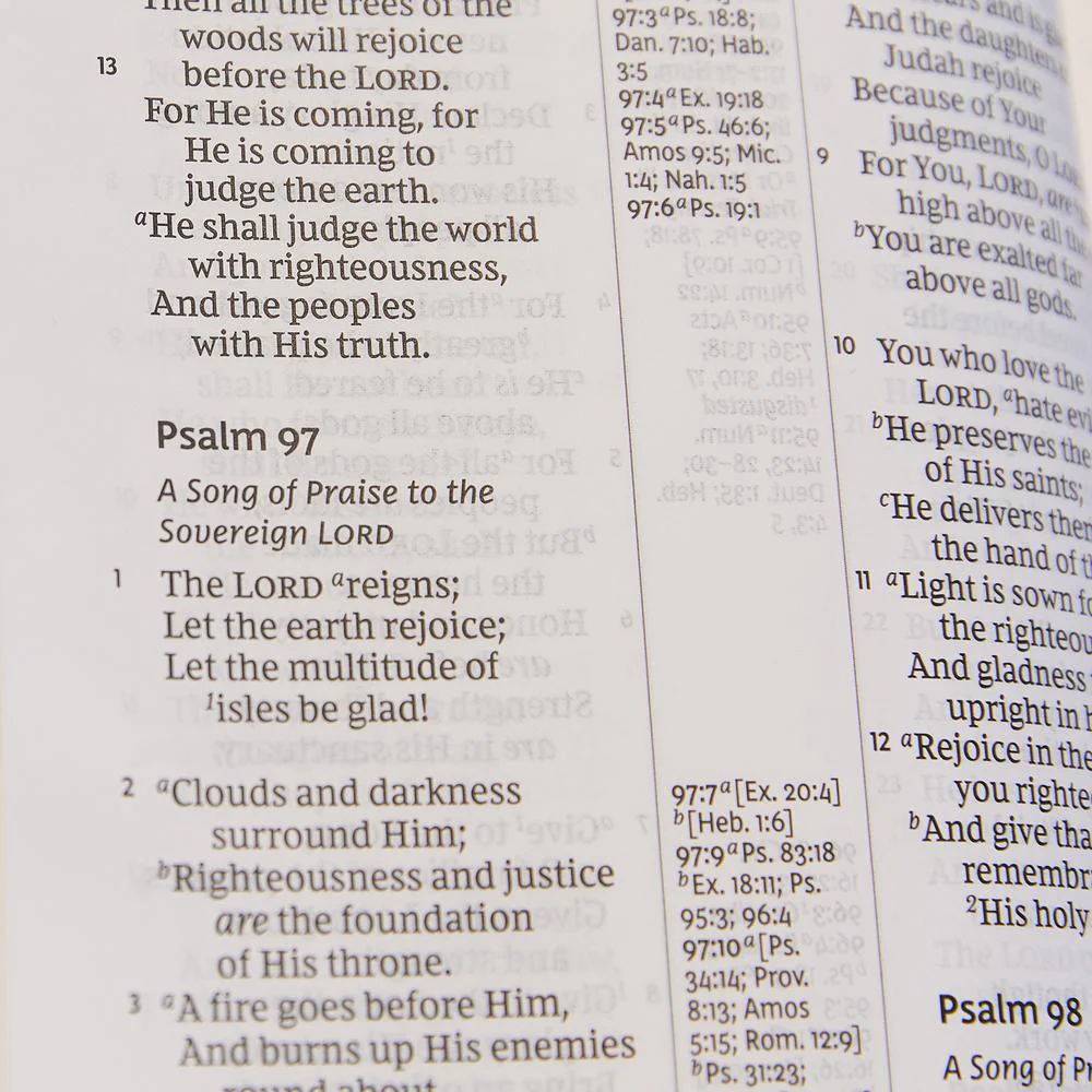 NKJV, Reference Bible, Center-Column Giant Print, Red Letter Edition, Comfort Print - Image 55