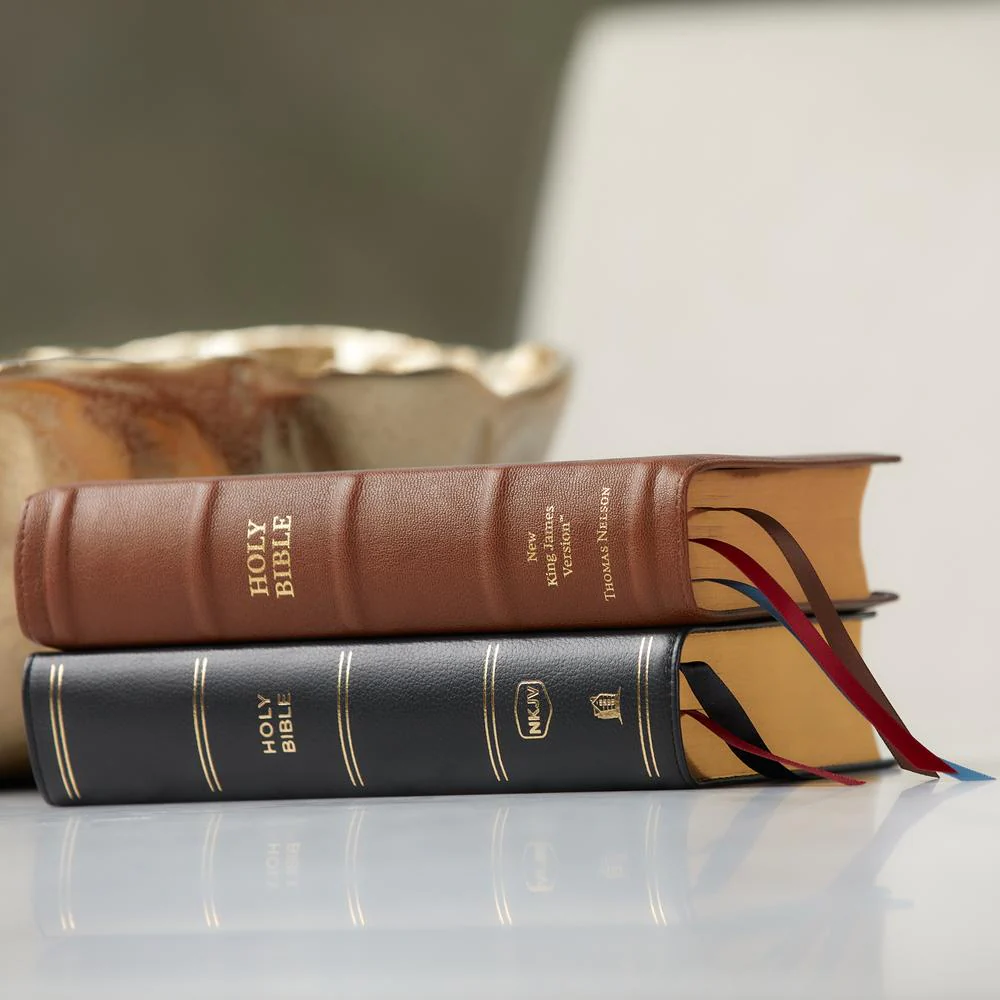 NKJV, Single-Column Reference Bible, Premium Goatskin Leather, Brown, Premier Collection, Comfort Print: Holy Bible, New King James Version - Image 14