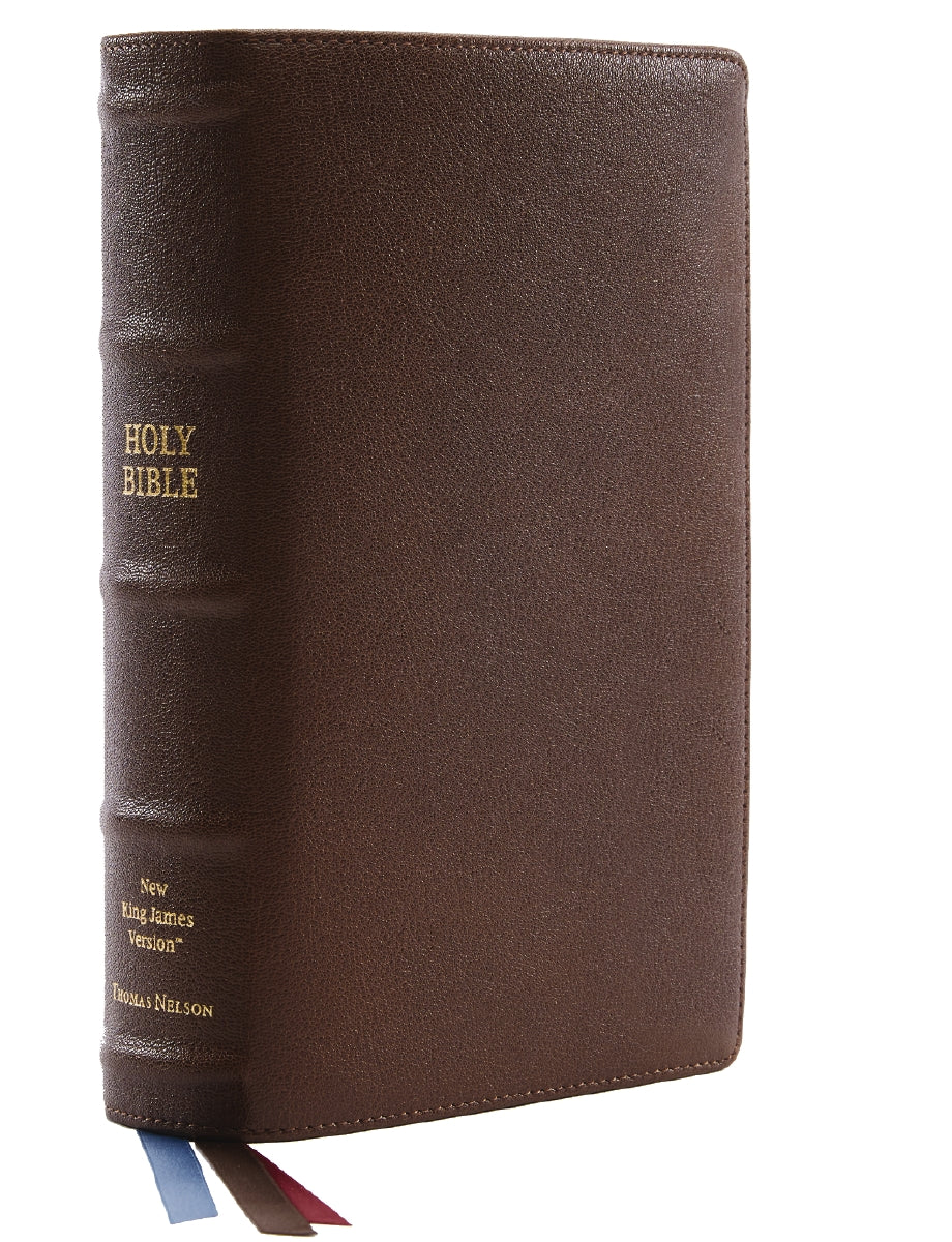 NKJV, Single-Column Reference Bible, Premium Goatskin Leather, Brown, Premier Collection, Comfort Print: Holy Bible, New King James Version - Image 15