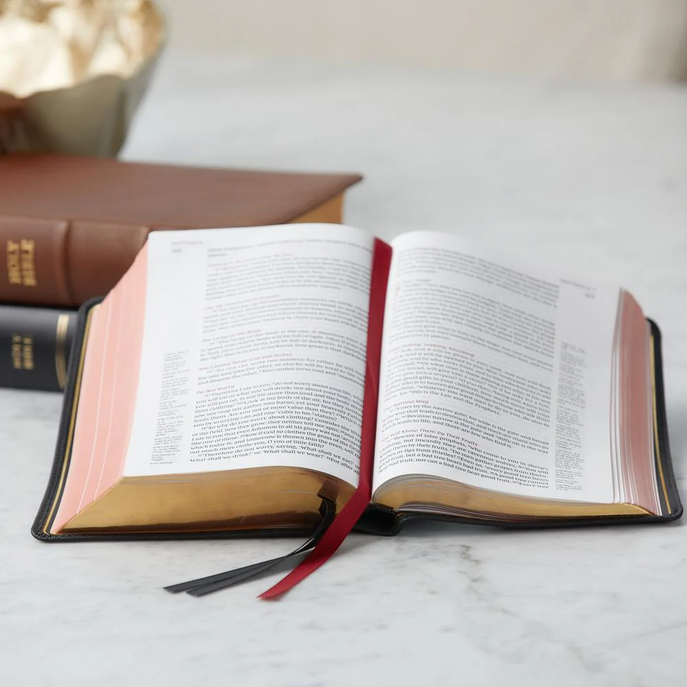 NKJV, Single-Column Reference Bible, Premium Goatskin Leather, Brown, Premier Collection, Comfort Print: Holy Bible, New King James Version - Image 9