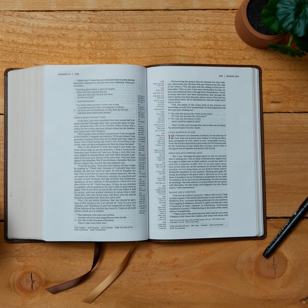 NKJV, Single-Column Wide-Margin Reference Bible, Red Letter Edition, Comfort Print-Column Wide: Holy Bible, New King James Version - Image 16
