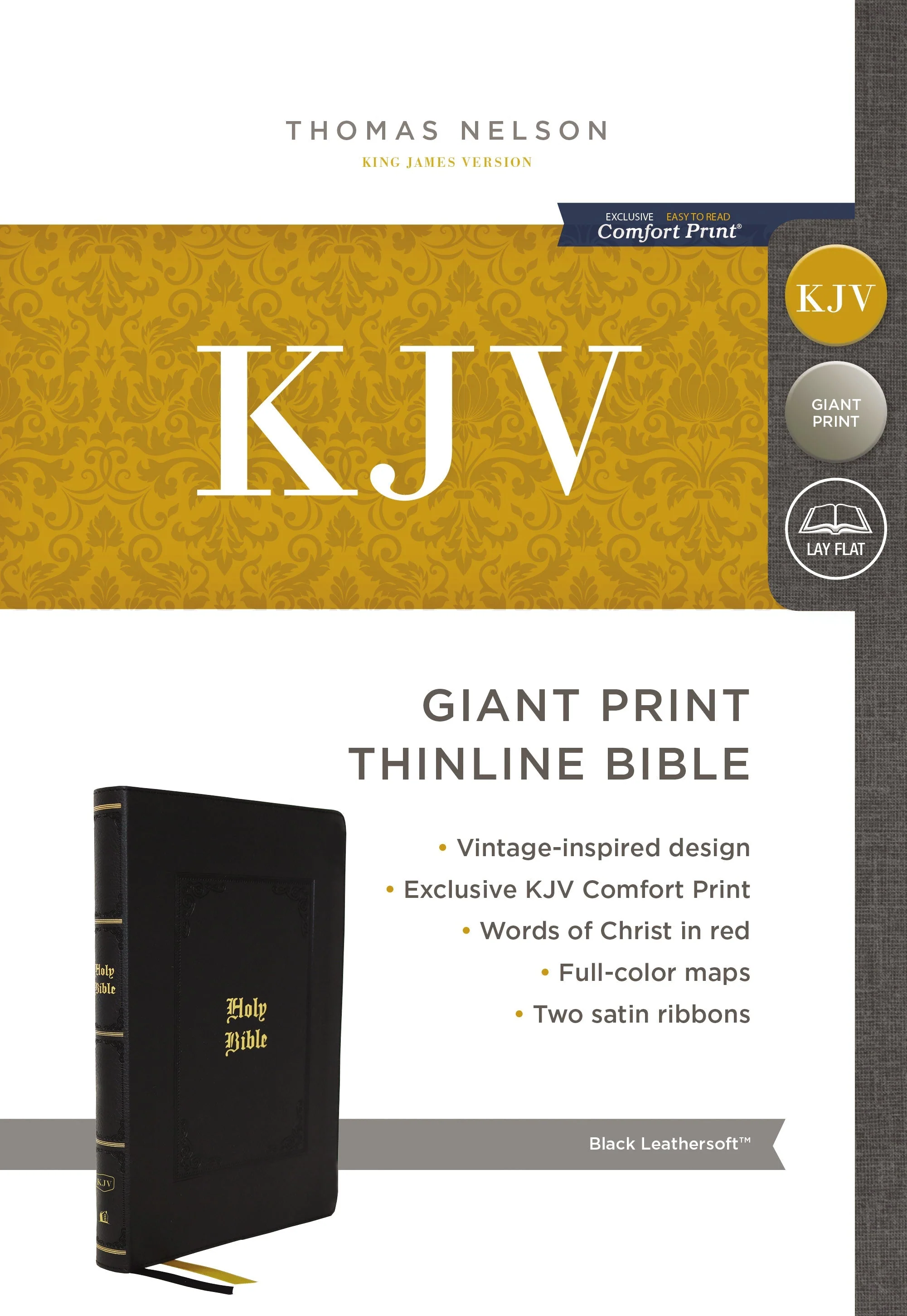 KJV Bible, Giant Print Thinline Bible, Vintage Series, Red Letter, Comfort Print: King James Version - Image 36