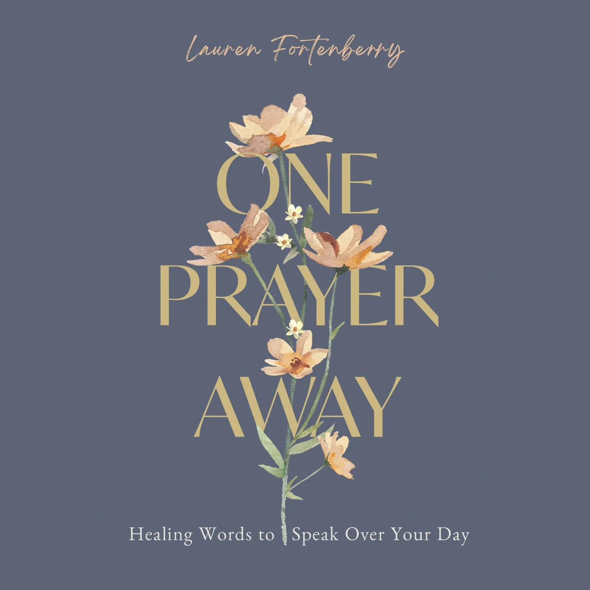 One Prayer Away: Healing Words to Speak Over Your Day - 90 Daily Devotions for Christian Women - Audiobook (Unabridged)