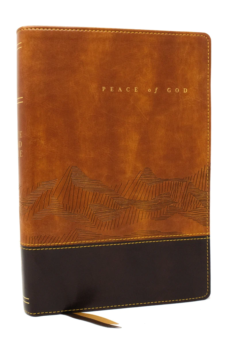 Peace of God Bible: Discover and Experience God's Shalom Throughout the Bible (NKJV, Red Letter, Comfort Print)