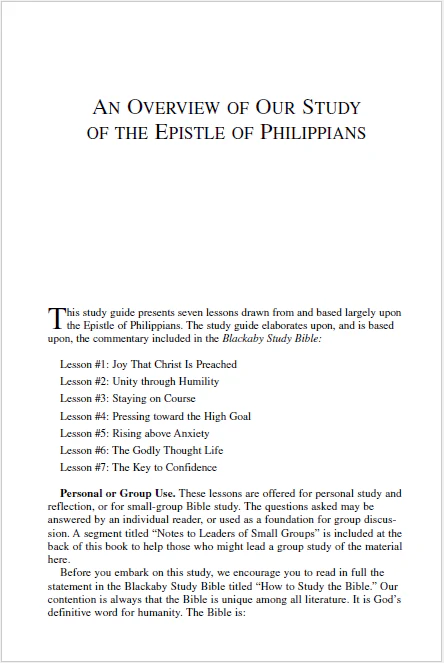 Philippians: A Blackaby Bible Study Series - Image 3