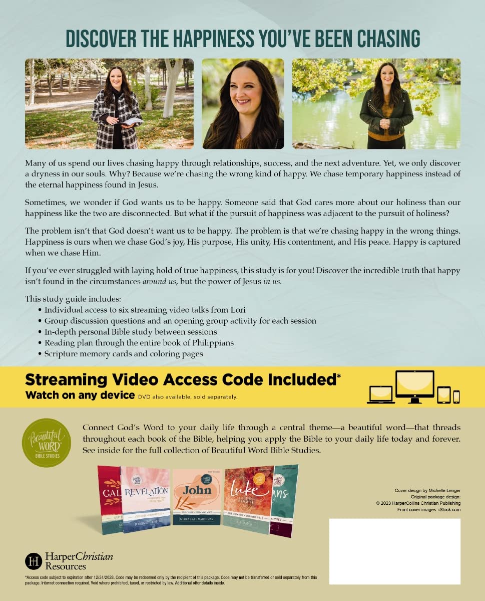 Philippians Bible Study Guide plus Streaming Video: Chasing Happy - Image 3
