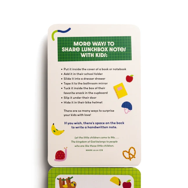 100 Pass-Along Lunch Box Notes for Kids: Prayers to Share (Shareable Messages of Encouragement with a Prayer, Scripture, and 'Just So-You-Know' Affirmations) - Image 7