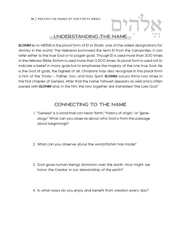 Praying the Names of God for 52 Weeks with Bonus Tear-Out Cards: A Year-Long Bible Study - Image 17