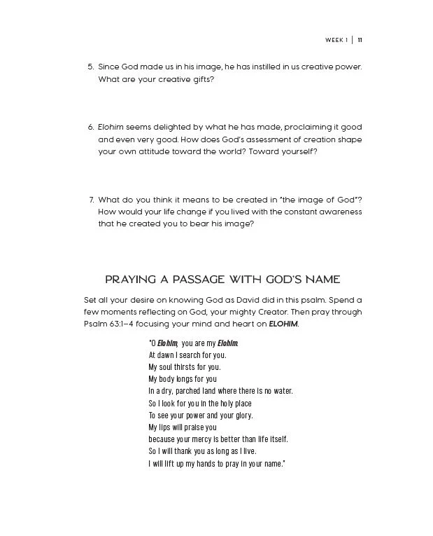 Praying the Names of God for 52 Weeks with Bonus Tear-Out Cards: A Year-Long Bible Study - Image 18