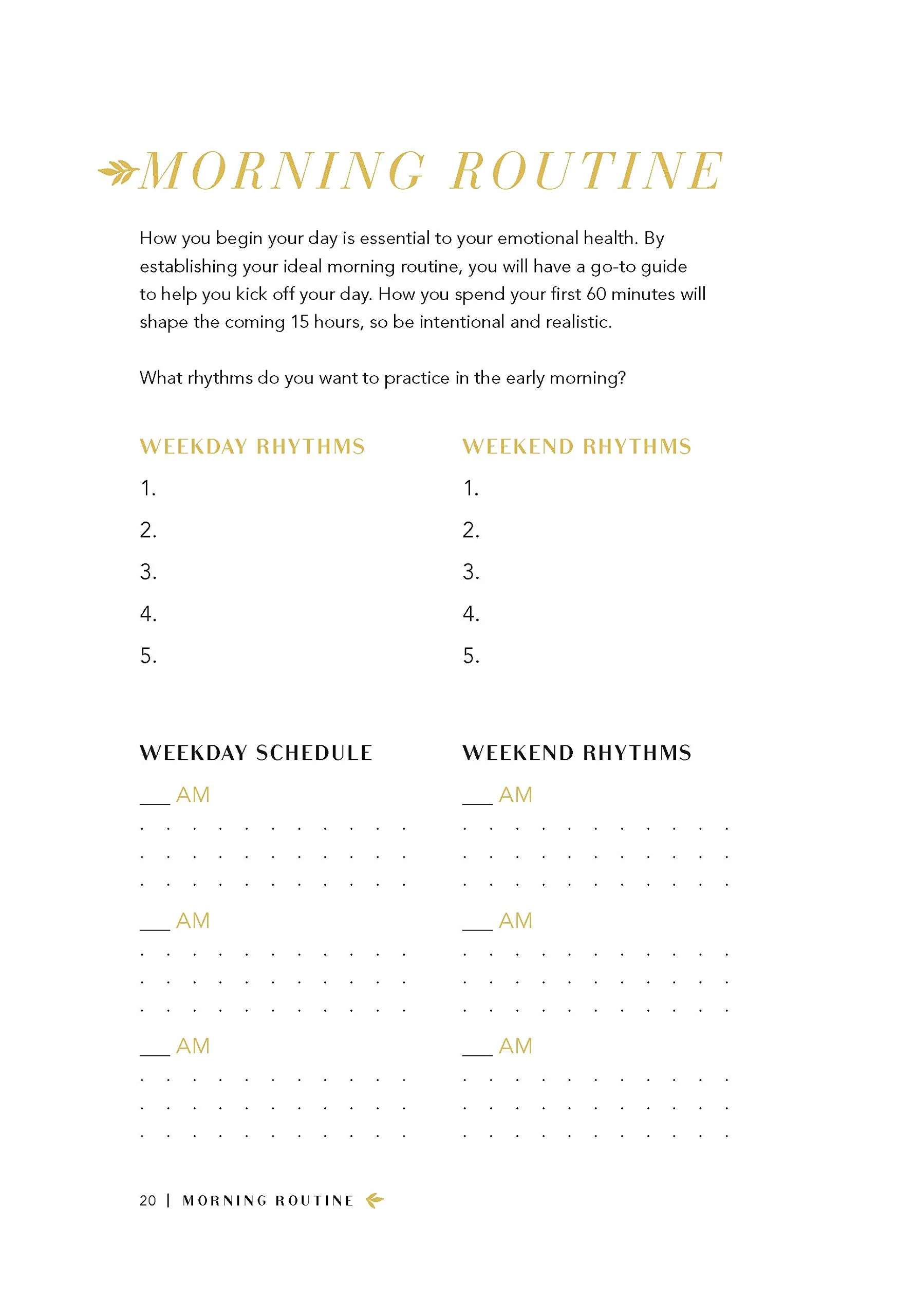 Rhythms for Life Planner and Journal: 90 Days to Peace and Purpose - Image 12
