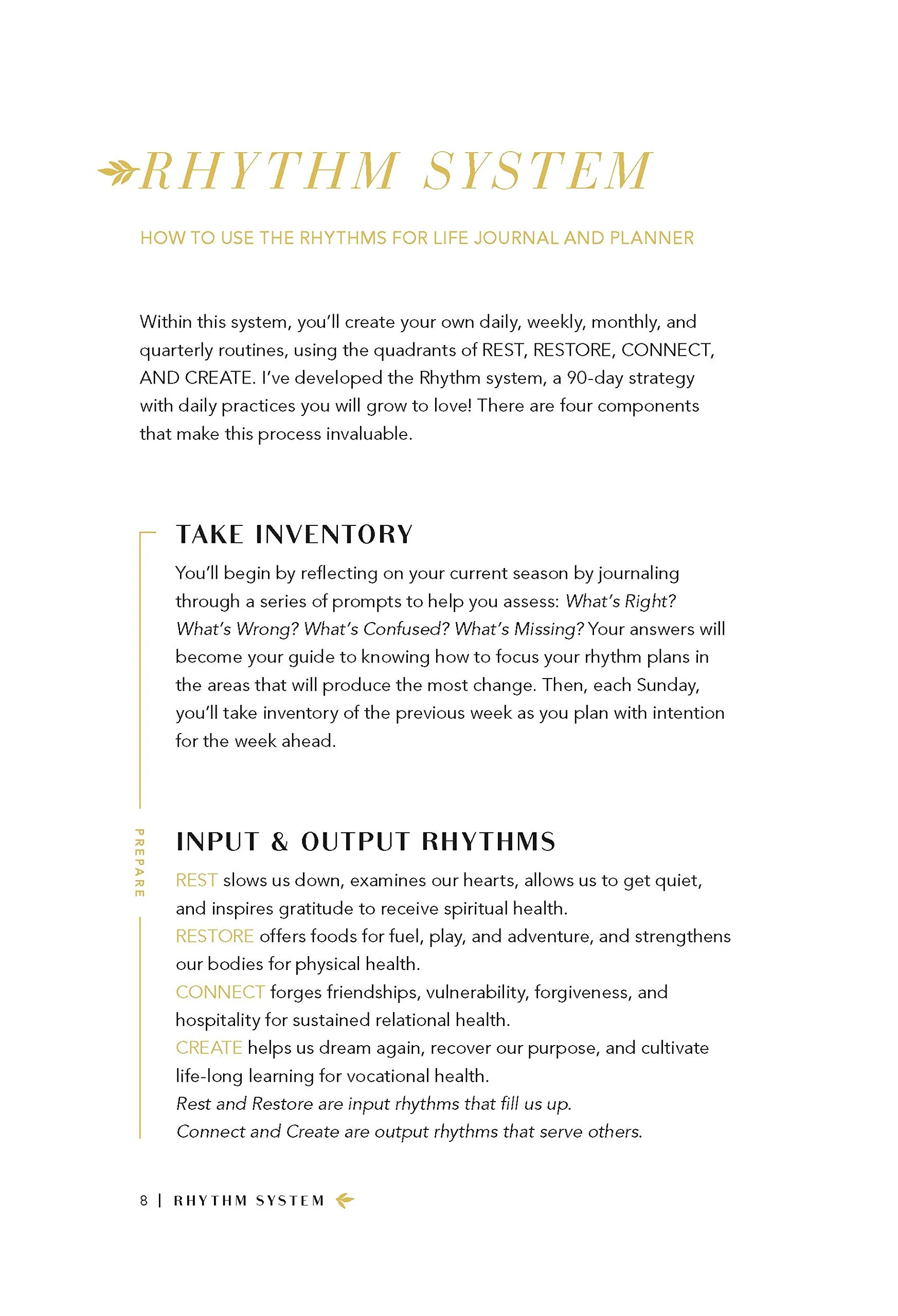 Rhythms for Life Planner and Journal: 90 Days to Peace and Purpose - Image 7