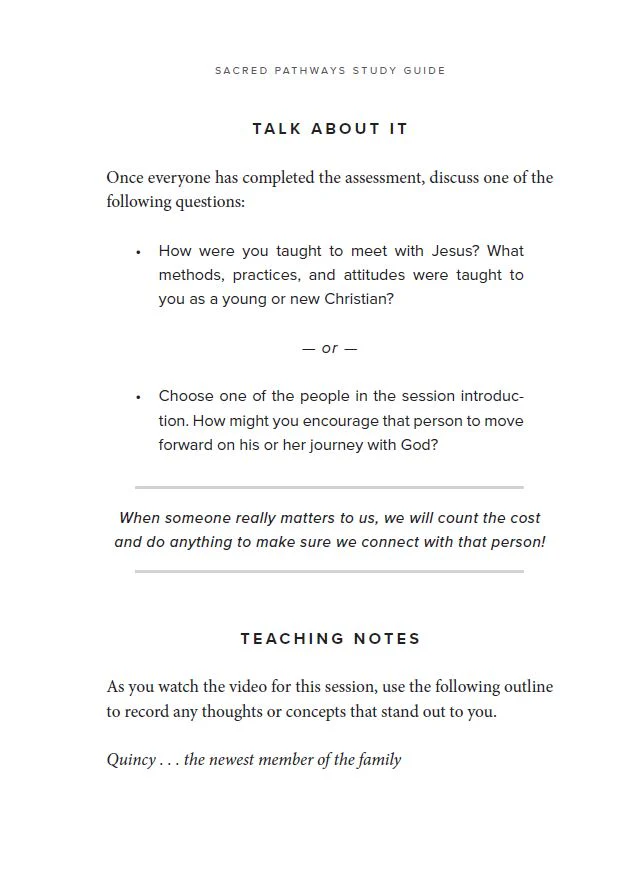 Sacred Pathways Bible Study Guide: Nine Ways to Connect with God - Image 8