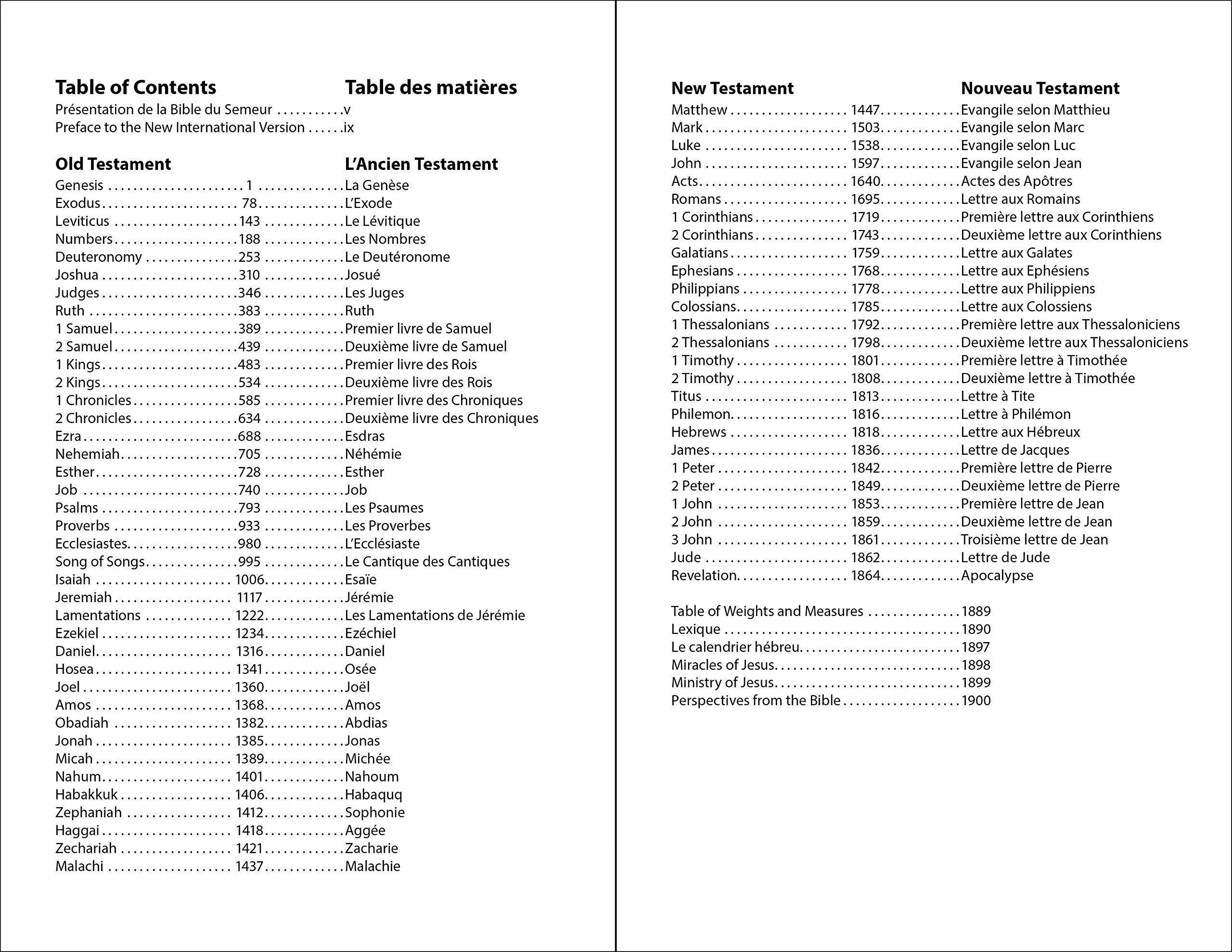 Semeur, NIV, French/English Bilingual Bible - Image 3