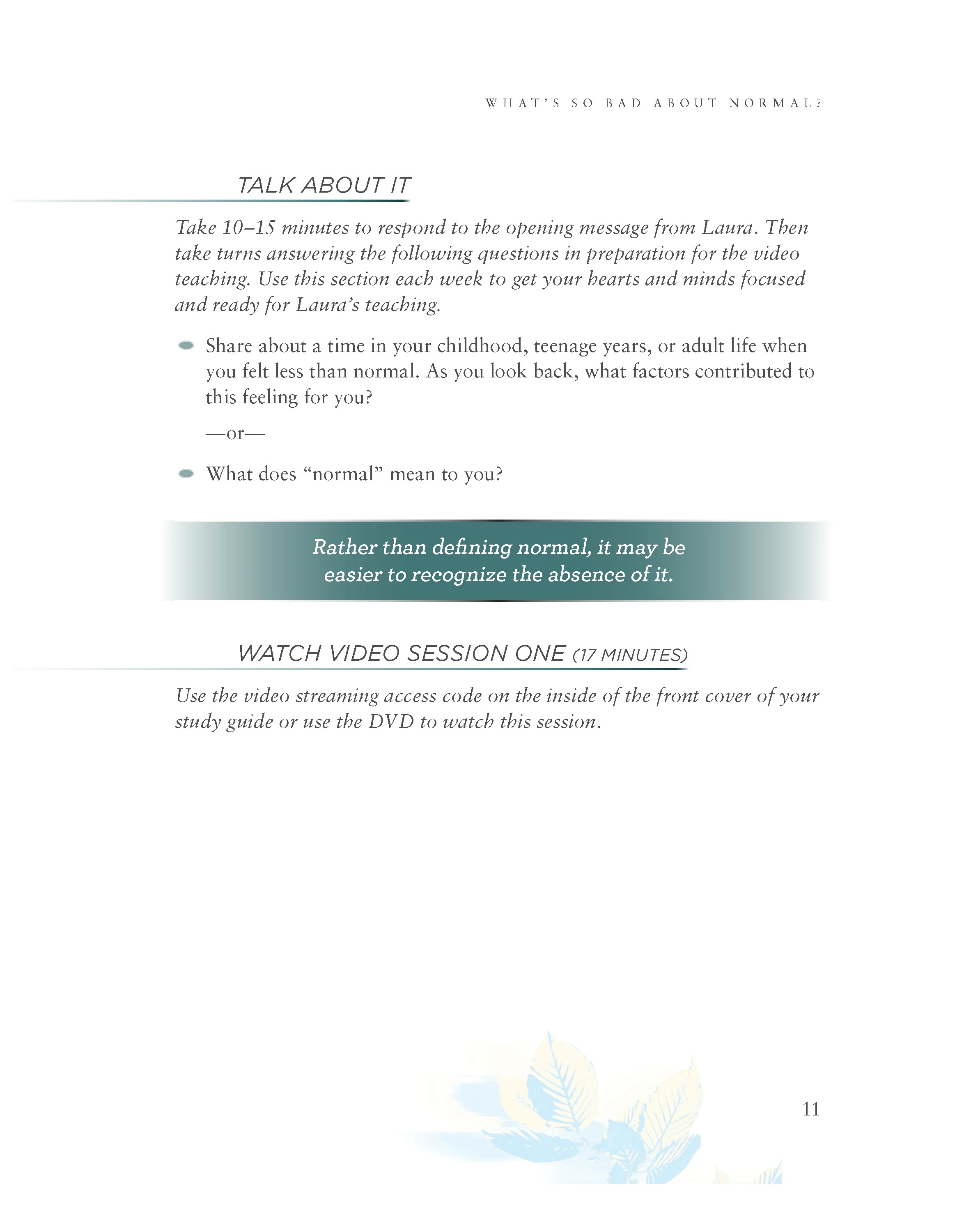 So Long, Normal Bible Study Guide plus Streaming Video: Living and Loving the Free Fall of Faith - Image 11