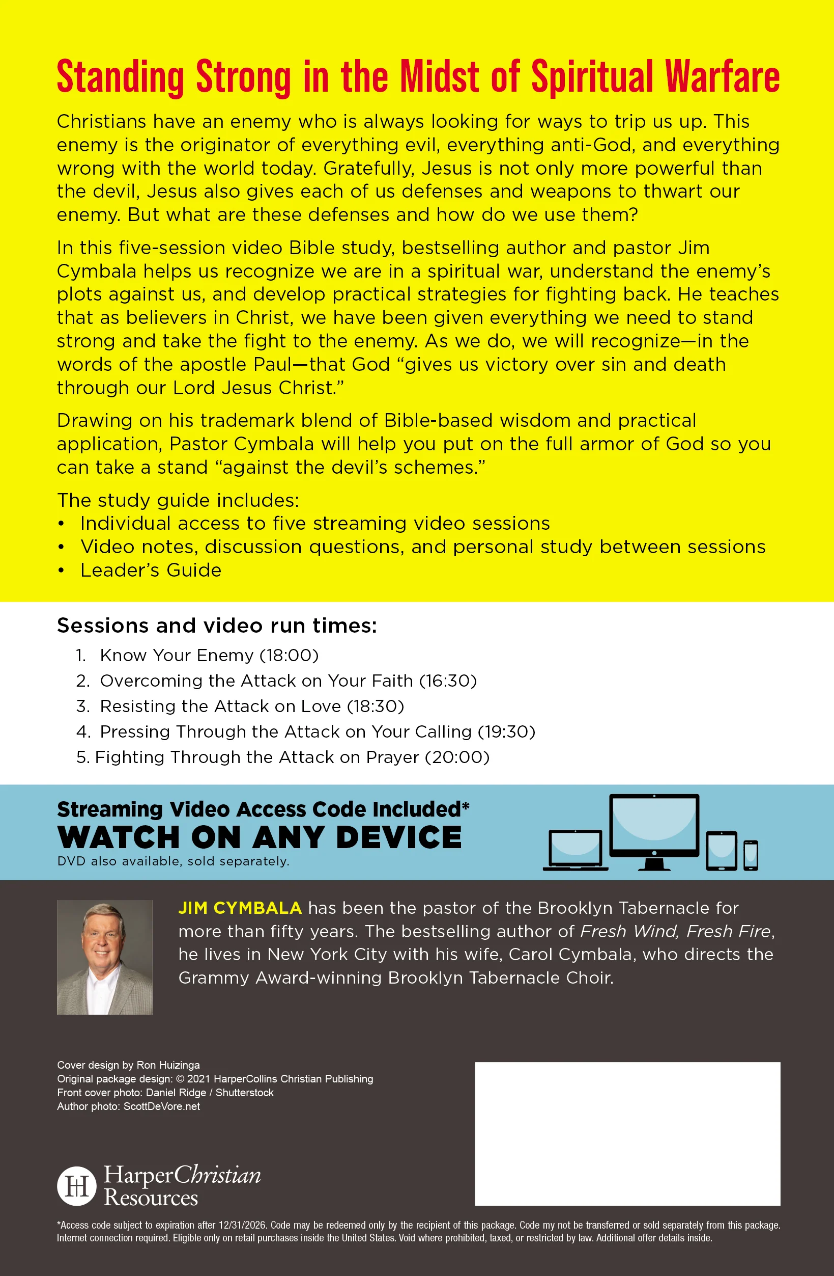 Spiritual Warfare Is Real Study Guide with DVD: How the Power of Jesus Defeats the Attacks of Our Enemy - Image 4