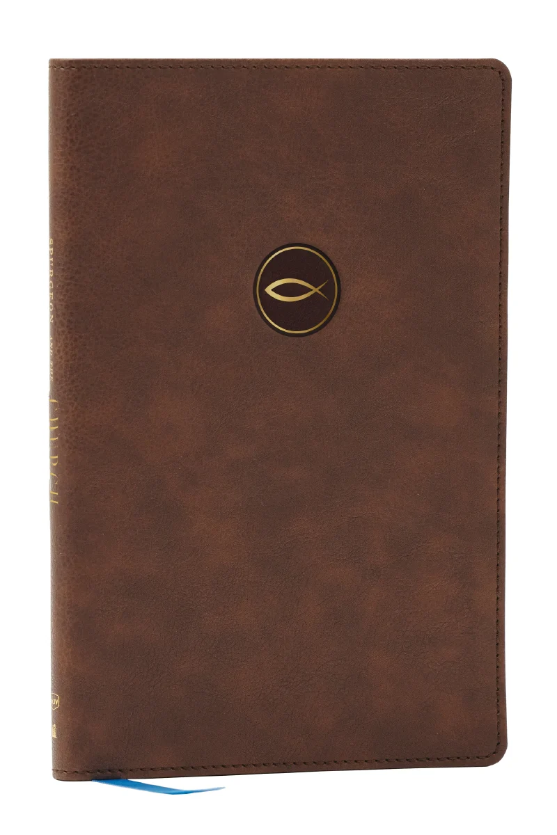 Spurgeon and the Church: Acts through Revelation with Devotions from Charles Spurgeon (NKJV, Black Leathersoft, Comfort Print)
