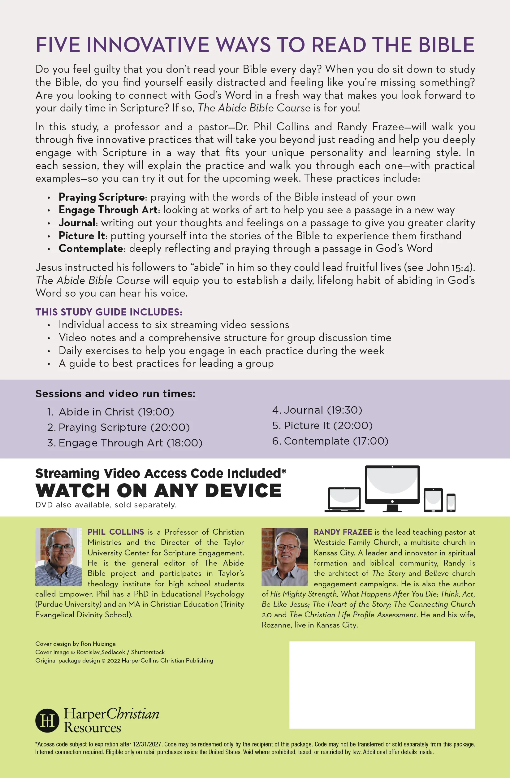 The Abide Bible Course Study Guide plus Streaming Video: Five Practices to Help You Engage with God Through Scripture - Image 10