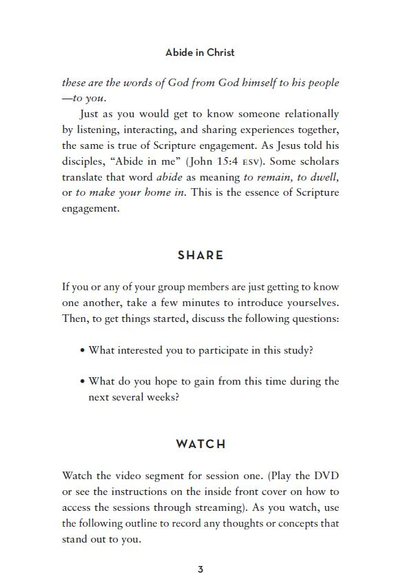 The Abide Bible Course Study Guide plus Streaming Video: Five Practices to Help You Engage with God Through Scripture - Image 7