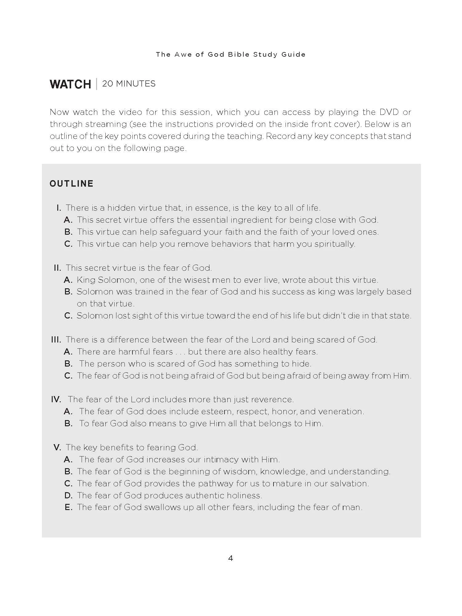 The Awe of God Bible Study Guide plus Streaming Video: The Astounding Way a Healthy Fear of God Transforms Your Life - Image 11