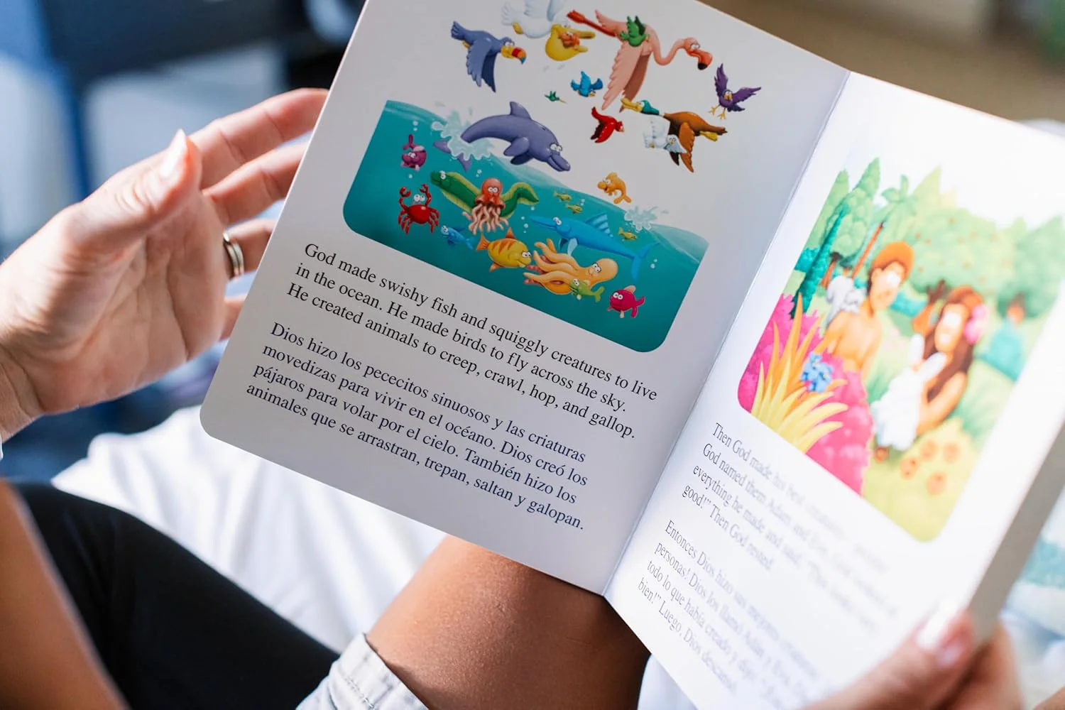 The Beginner’s Bible for Little Ones (Bilingual) / La Biblia para principiantes para pequeñitos (Bilingüe): 8 English-Spanish Bilingual Bible Stories - Image 8