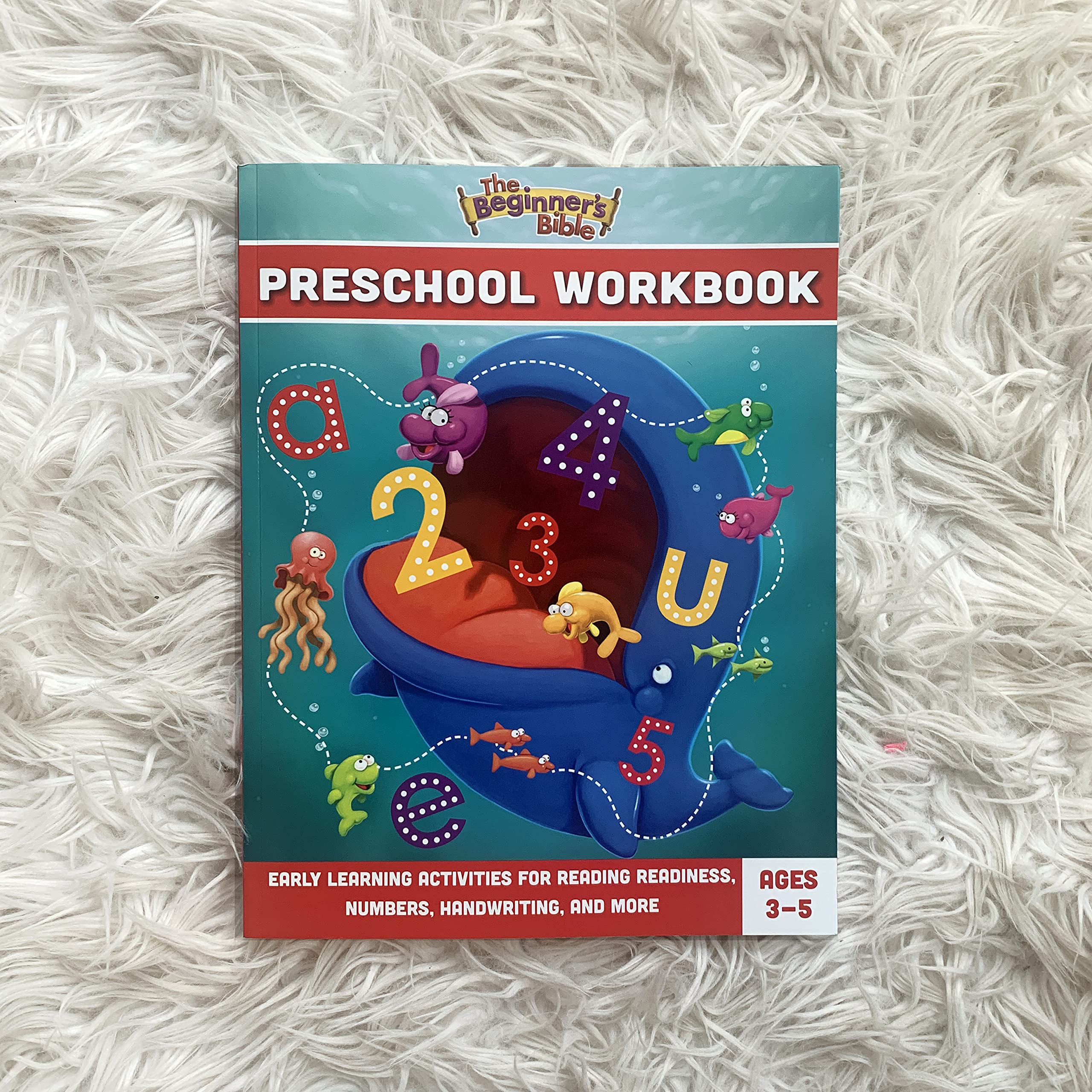 The Beginner's Bible Preschool Workbook: Early Learning Activities for Reading Readiness, Numbers, Handwriting, and More - Image 2