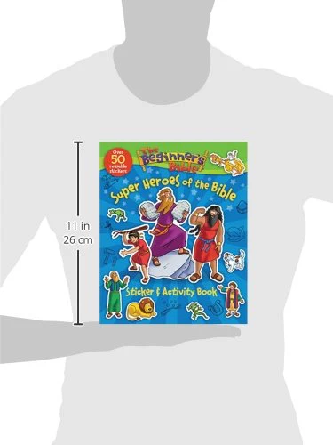 The Beginner's Bible Super Heroes of the Bible Sticker and Activity Book - Image 3