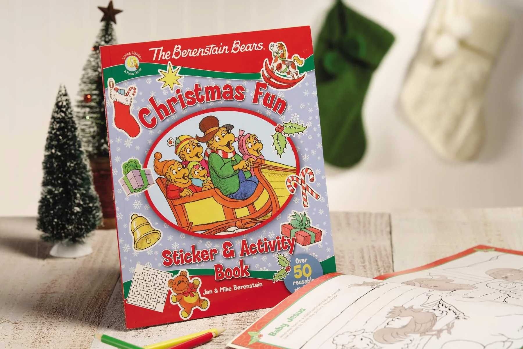 The Berenstain Bears Christmas Fun Sticker and Activity Book