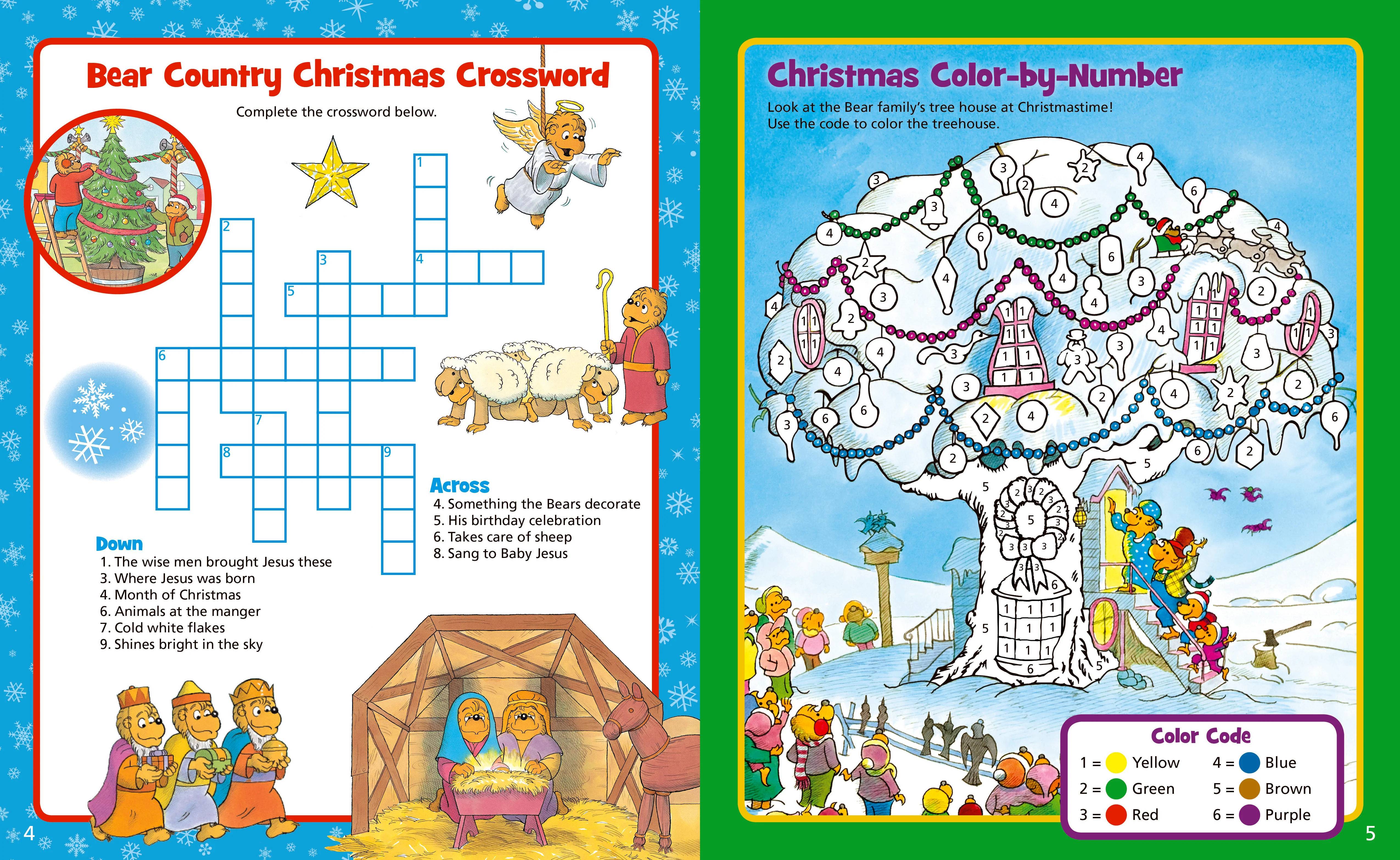 The Berenstain Bears Christmas Fun Sticker and Activity Book - Image 4